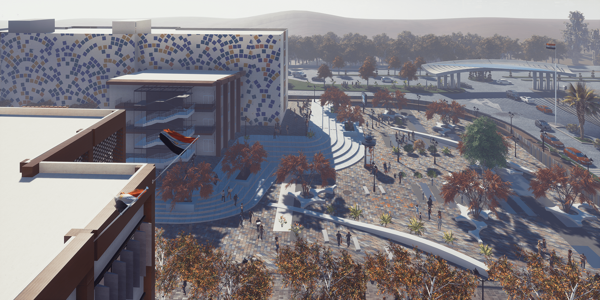 埃及扎加齐克大学园区开发设计丨MU Architects 团队-15