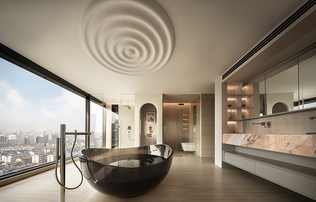 赛维雅 270㎡ 酷黑极简《暗夜之光 》丨中国上海丨赛维雅空间设计-84