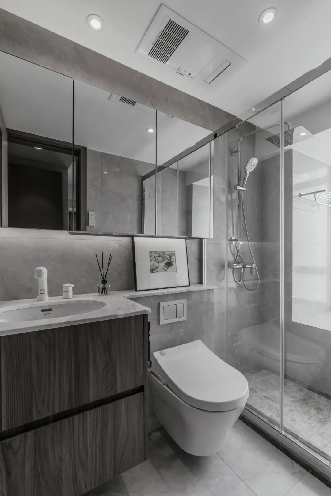 89㎡现代简约四室,境相设计打造黑白时尚空间-73