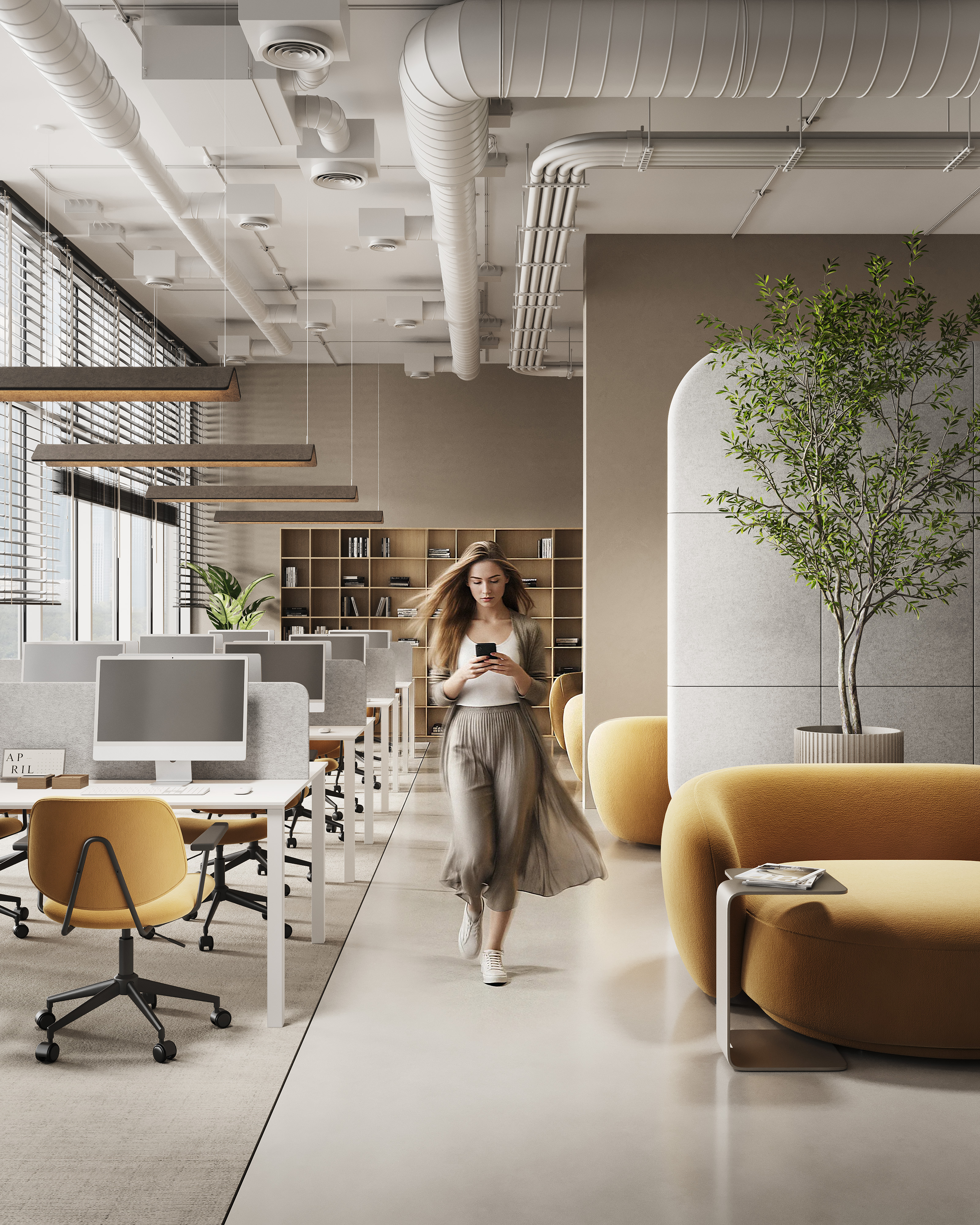 OFFICE VISUALISATION(办公室室内可视化)丨C RENDER-10