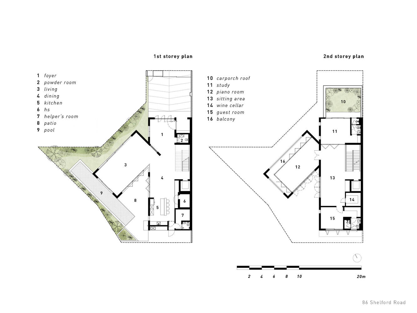 新加坡谢尔福德路的房子丨设计室-35