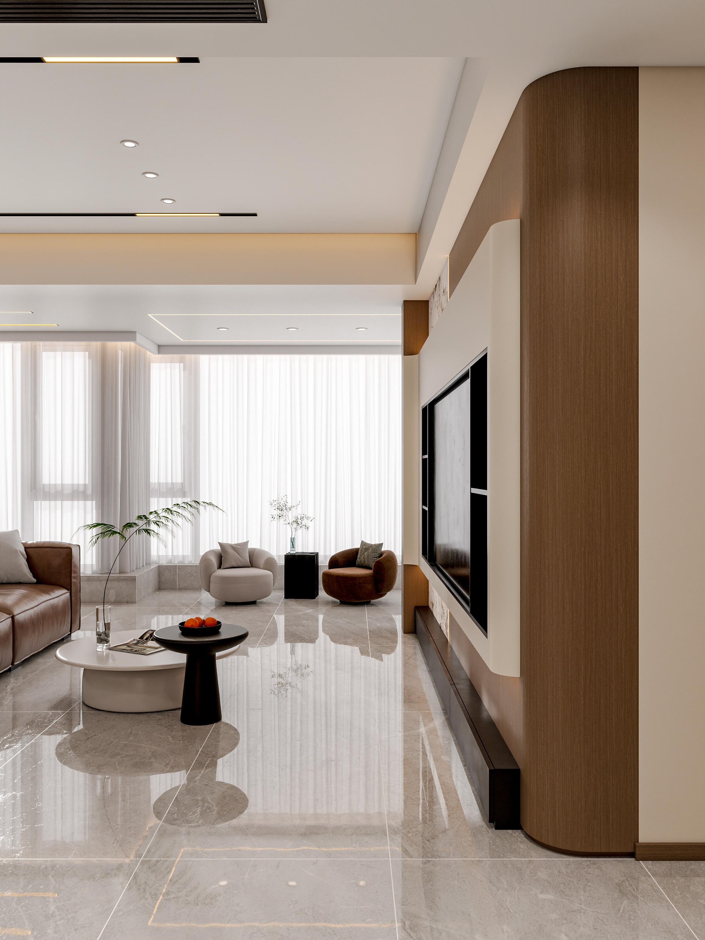 四川成都青羊樾府（123平意式三居室）-8