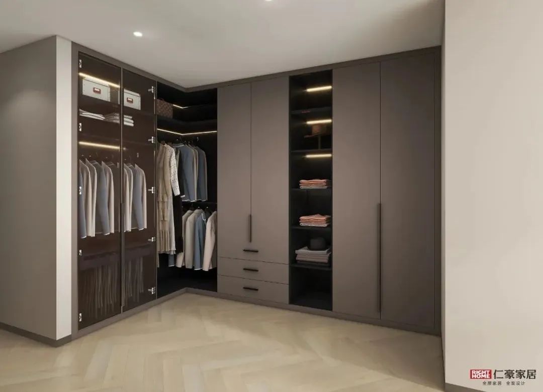 仁豪全案No.09 | 177㎡意式极简四室两厅《朝阳无限》，高级有品位的质感生活！-50