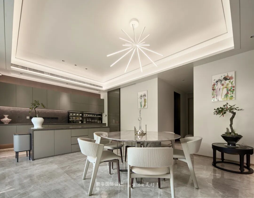 MHOO|珊瑚世纪300m²现代禅意：光影流转逸趣生-28