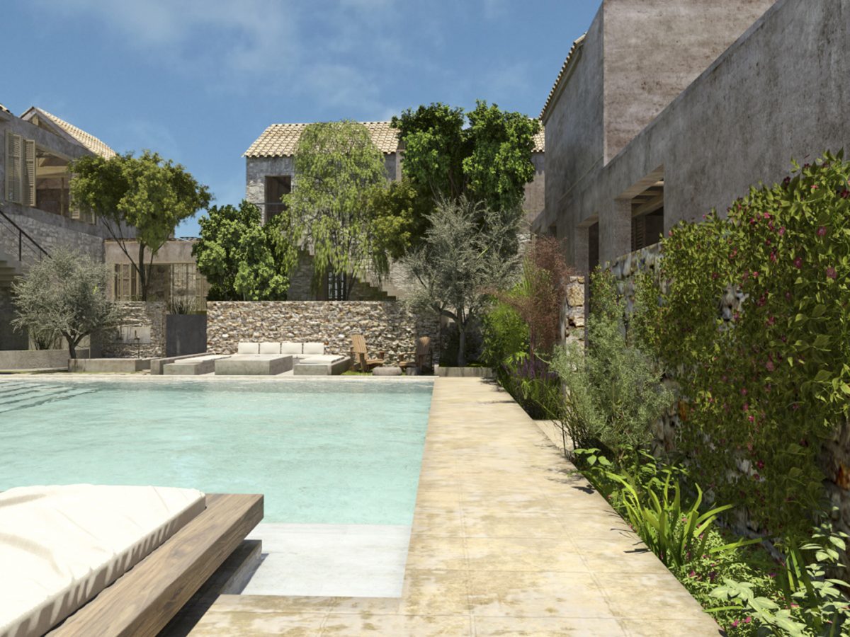 Spa Acro Suites室外空间设计  Utopia酒店设计丨希腊-9