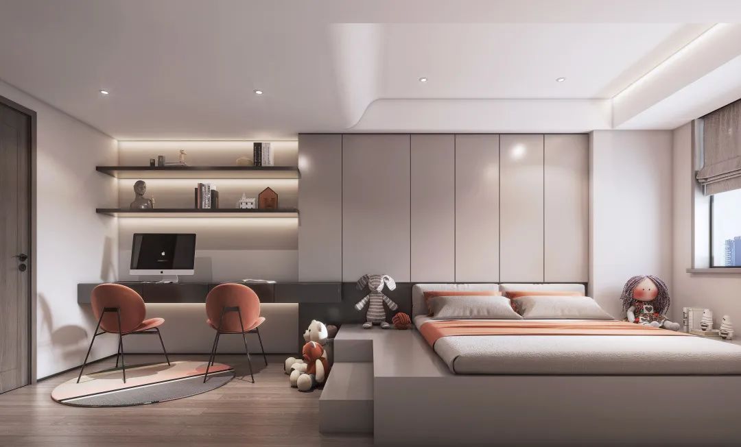 福州万科金域华府现代简约复式楼设计丨中国福州丨林健,康伟军,章丽青,何靓妮-24