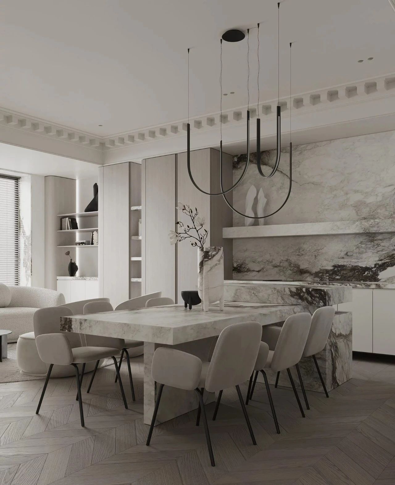 经典莫斯科住宅丨俄罗斯莫斯科丨BELOUSOVA INTERIOR DESIGN-16