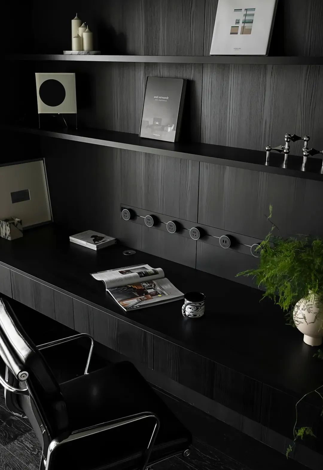 200㎡轻法式复古私宅，清冷文艺感拉满 | 意森空间设计-79