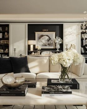 CCD·WOWU無物藝術新作／黑白秩序，典雅从容：福州左海紫阳隐翠 189㎡ 样板间