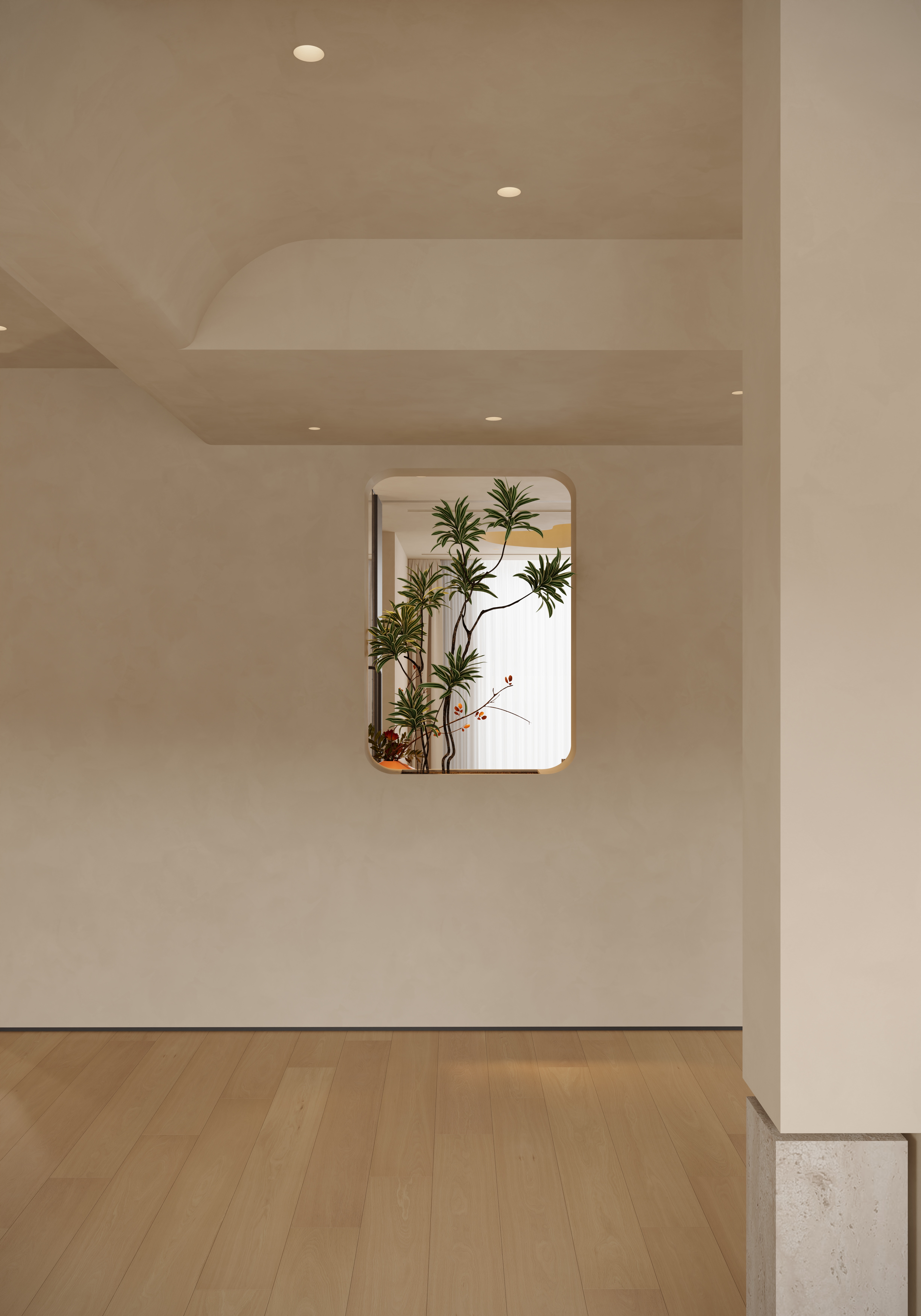 现代 奶油大平层-3