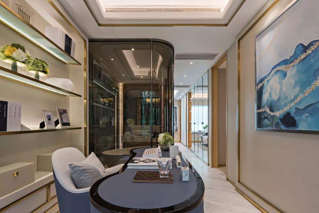 杭州合景泰富苍南样板间 | 蒂芙尼蓝演绎轻奢雅韵-128