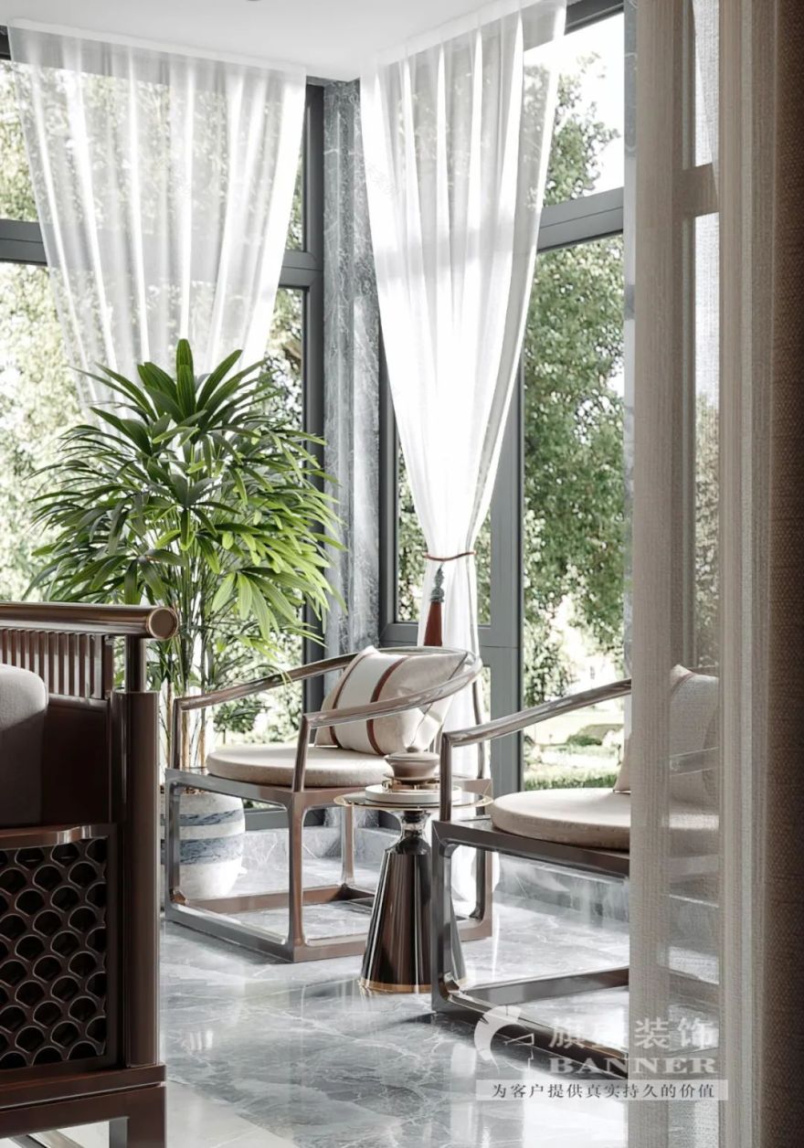 白桦林团圆新中式设计丨旗盛-20