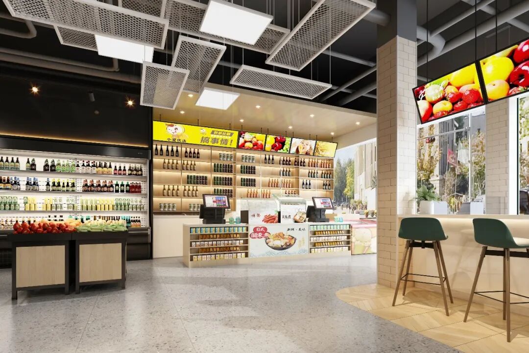 新零售行业“旺中旺”设计|把“社区烟火气”装进空间设计里-13