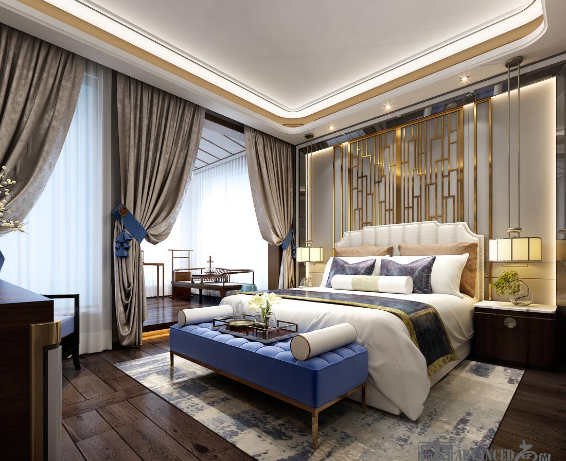 
尚晓明丨云端点墨设计 -180平样板间/水云居 -17