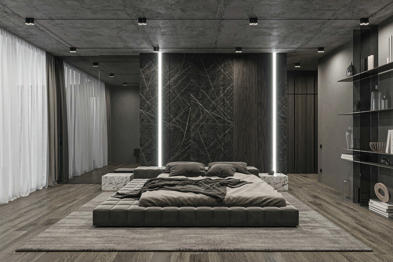 340㎡高级灰别墅设计-8