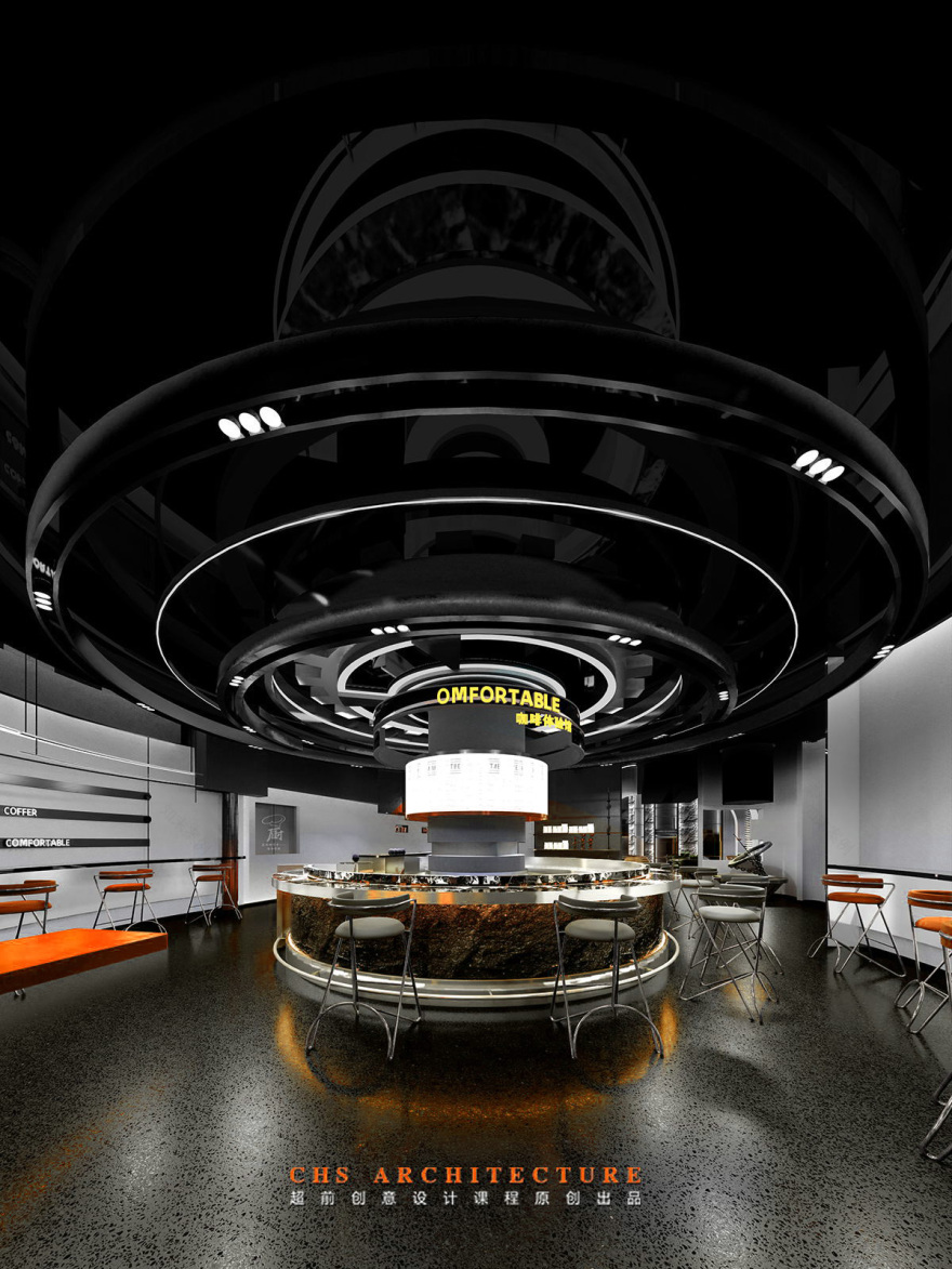 滴答 · 暗黑咖啡吧原创方案设计丨超前设计(超前创意设计教育)-20