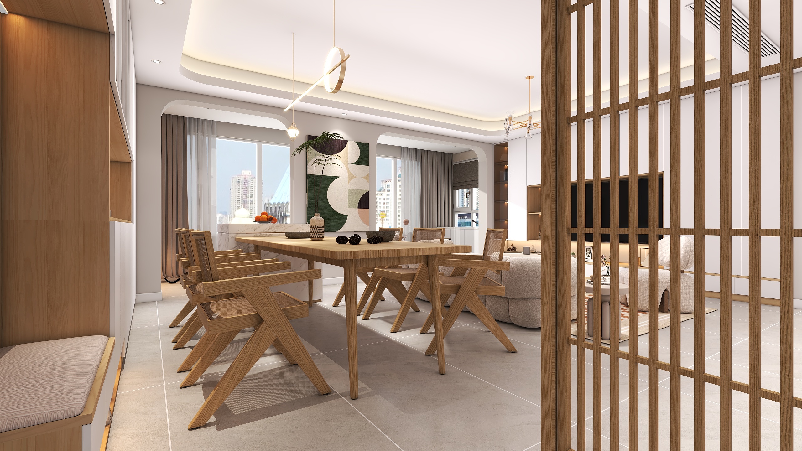 四川成都听湖九园（142平现代简约四居室）-30