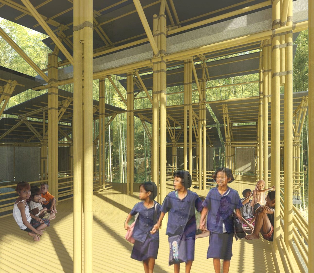 边境学校丨缅甸丨ELEENA JAMIL ARCHITECT-7