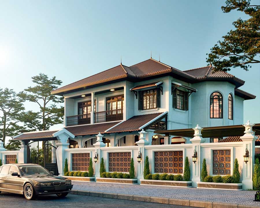 45+ 2层300㎡现代豪华别墅设计案例丨NEOHouse.vn-16