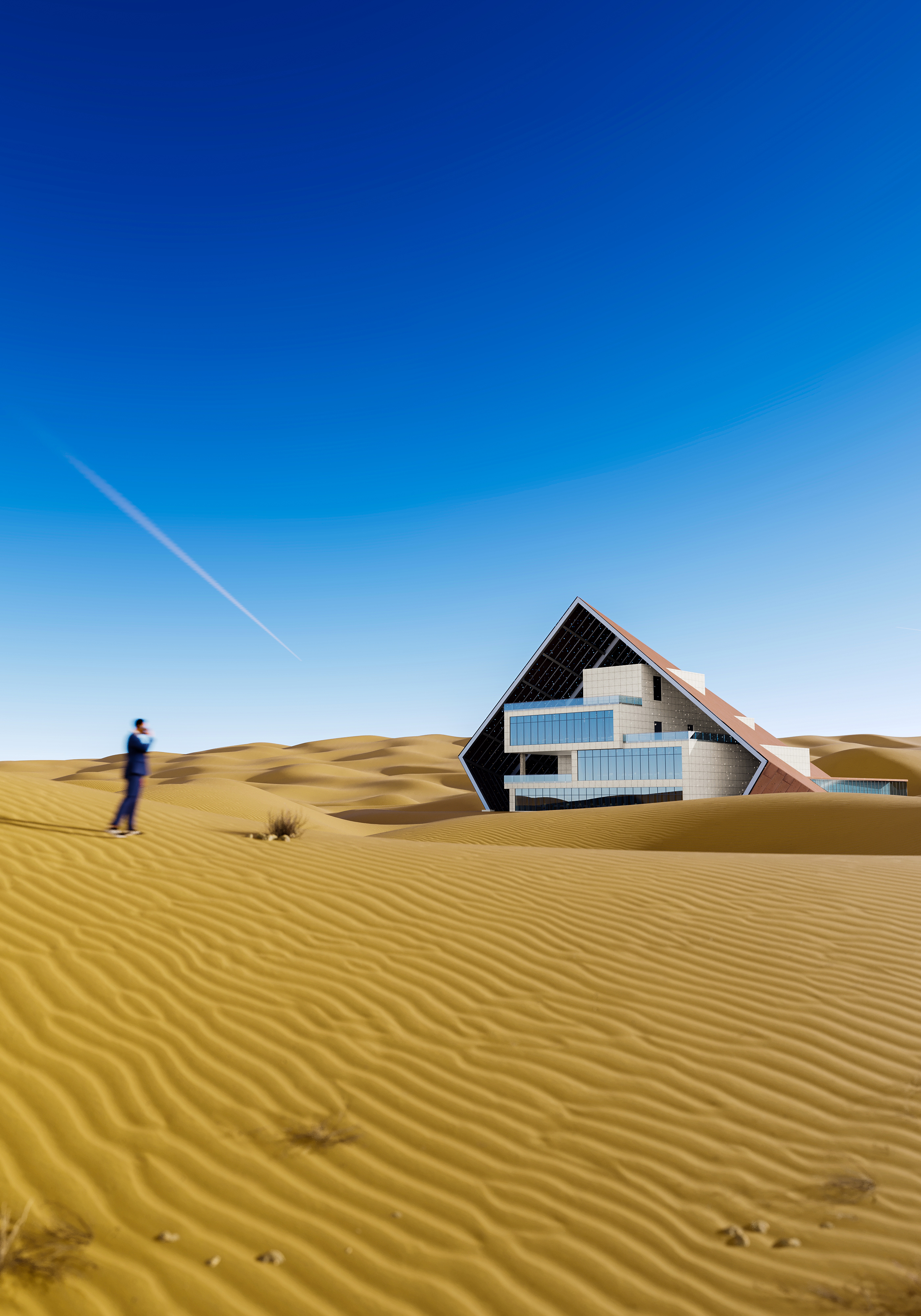 宁夏中卫大漠星河营地接待中心丨中国中卫丨三文建筑-4