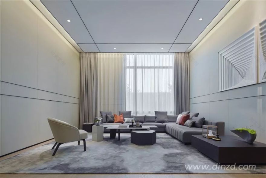 哈尔滨融创城销售中心——现代东方韵律的精致呈现-40