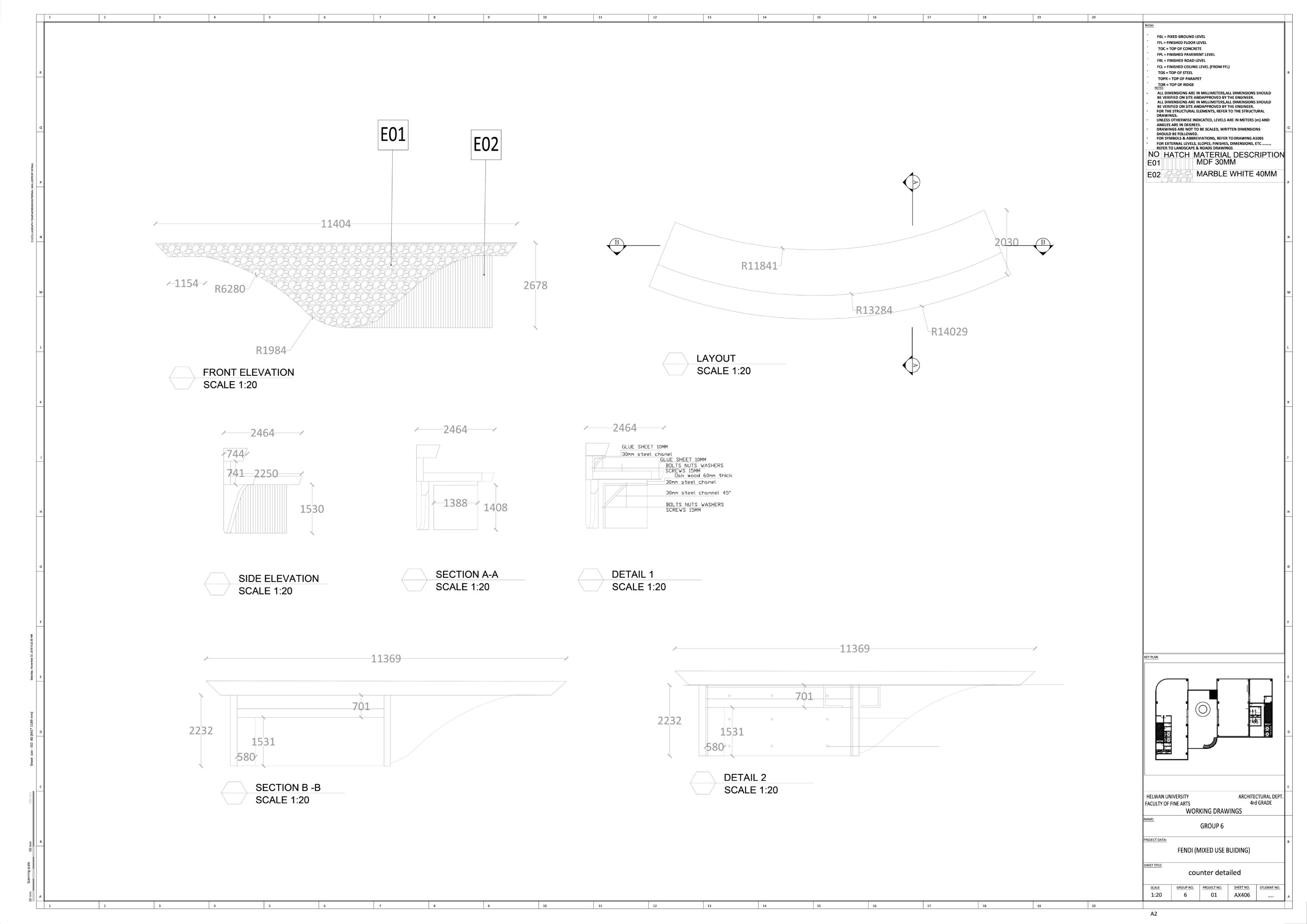 Fendi旗舰店铺设计及技术图纸项目-70
