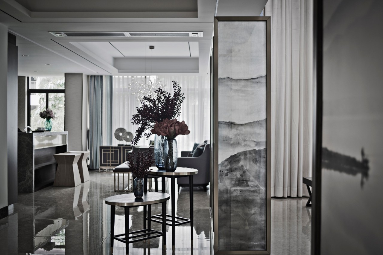 泊墨之境——佛山九江誉江华府誉海半岛别墅样板房-12