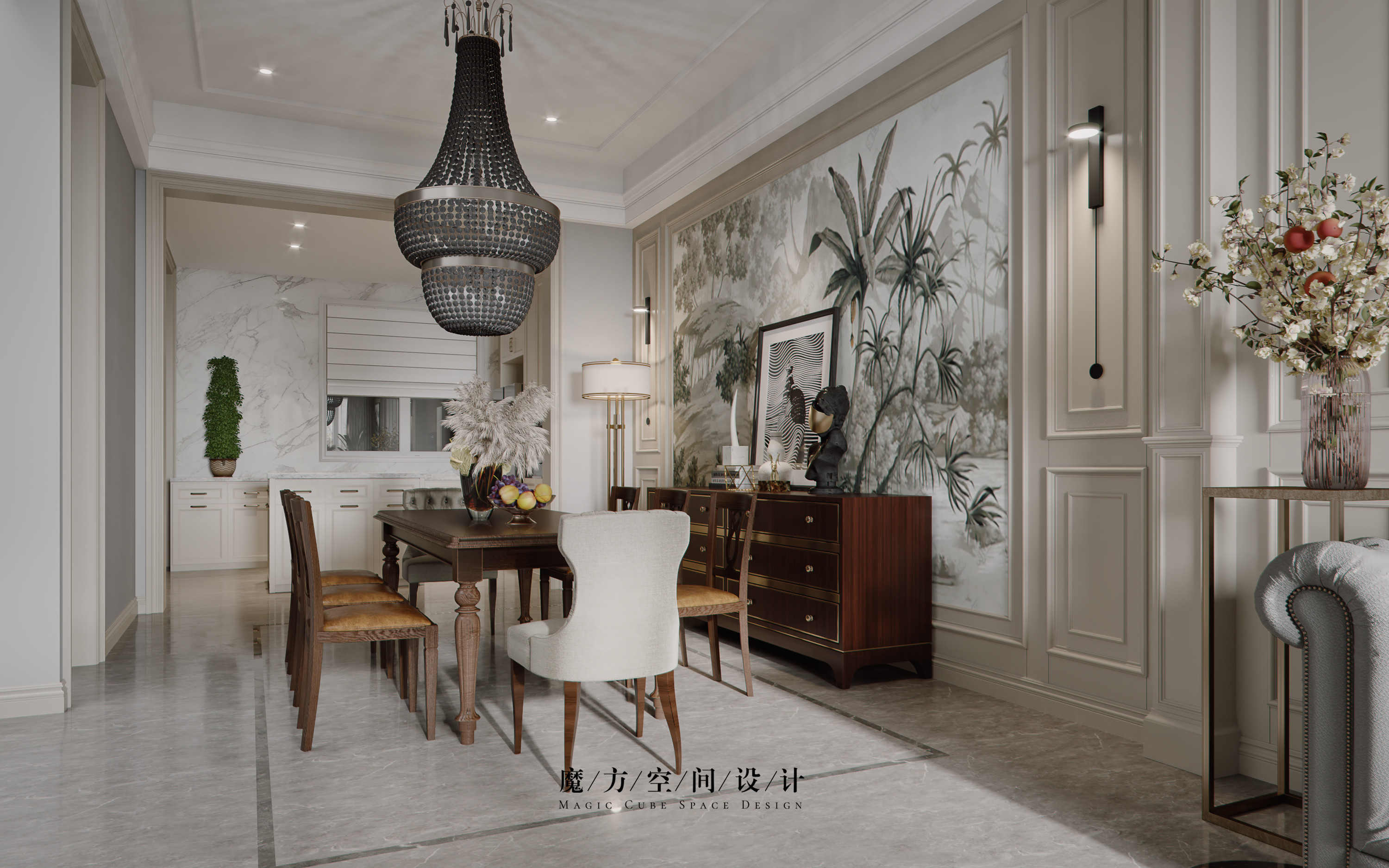 魔方空间设计 | 大连普罗旺斯别墅的魔幻之旅-17
