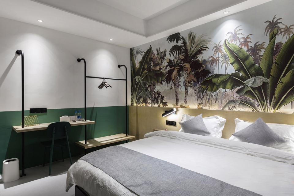 大学旁跨界酒店「蓝宇」——复合式空间与环保选材的完美融合-22