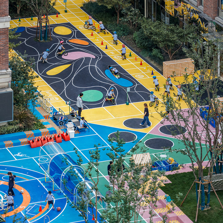 飞行棋幼儿园(上海市徐汇区科技幼儿园文定园景观提升)丨中国上海丨VIA维亚景观-124