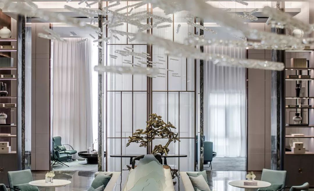 青岛天一仁和宸璟都会售楼处 | 诗意山海,东方美学-27