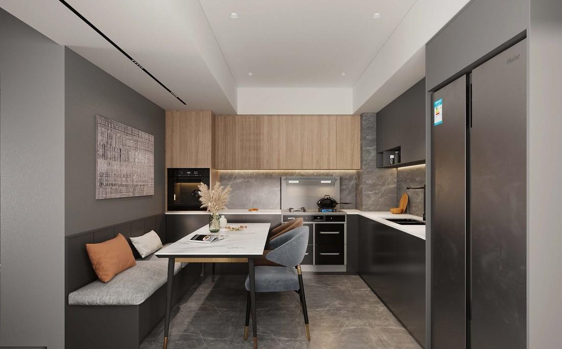 简约高级的灰色木调空间-6