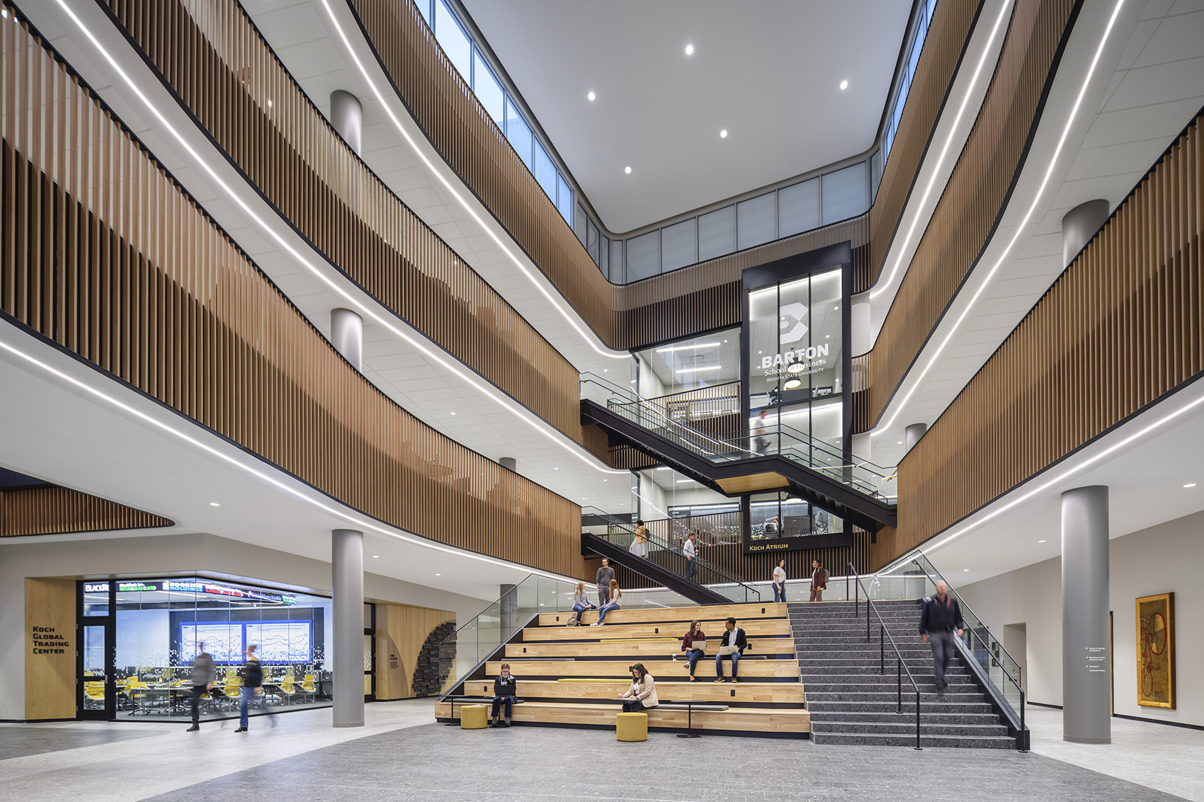 威奇托州立大学巴顿商学院 – 伍尔西楼丨美国威奇托丨Gensler-83