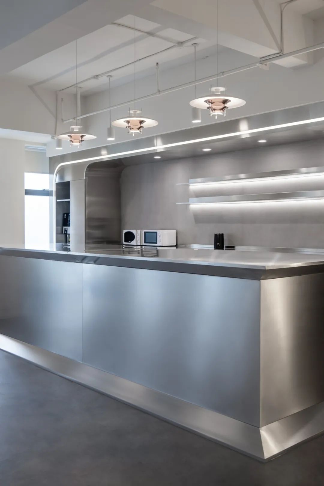 静谧时尚|灰色调办公空间-47