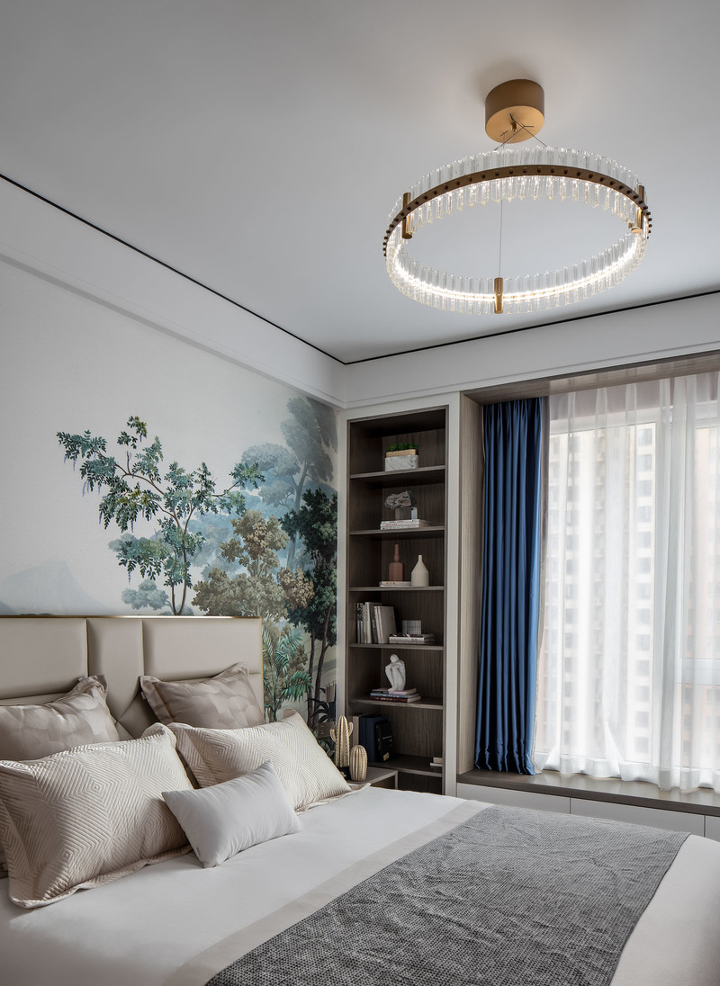 万科汉口传奇·唐樾轻奢风精装房设计，空间潜力极致发挥-27