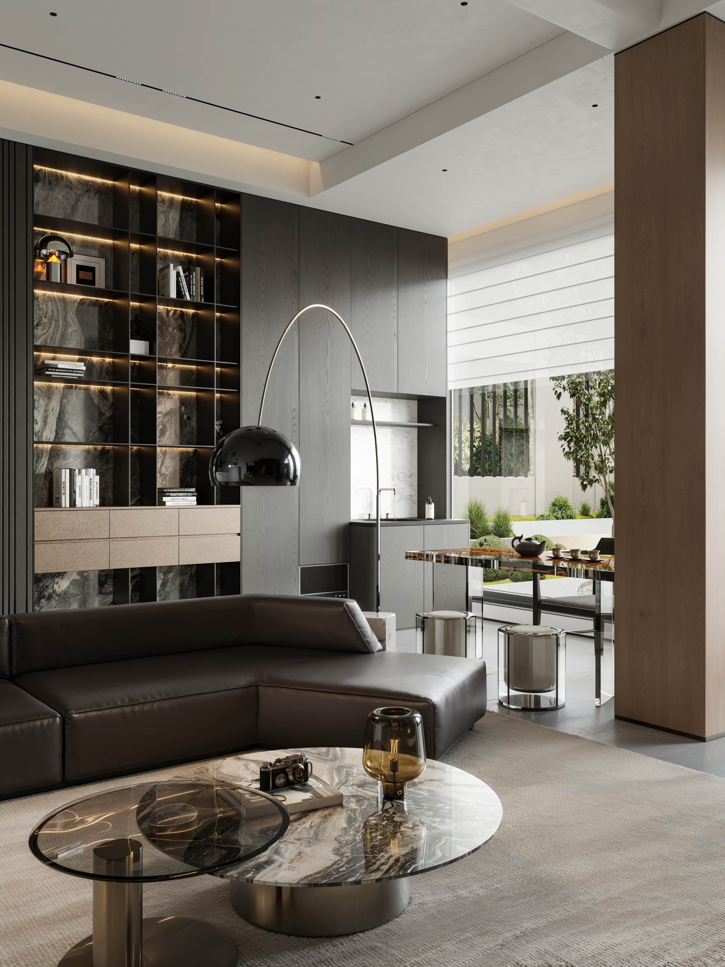 黑白灰别墅 黑白灰 现代别墅-3