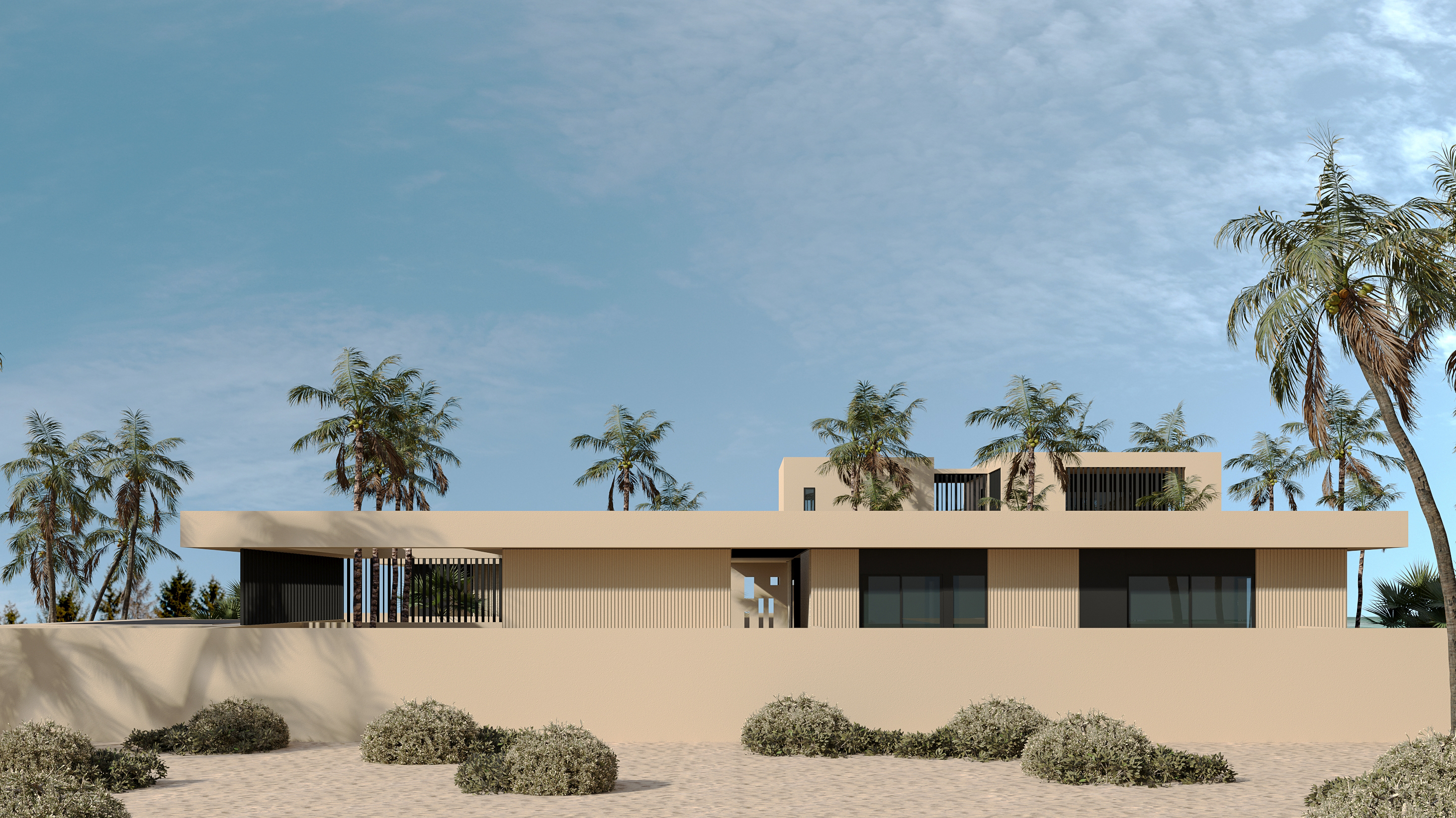 阿曼沿海当代别墅外观设计丨Sense design-7