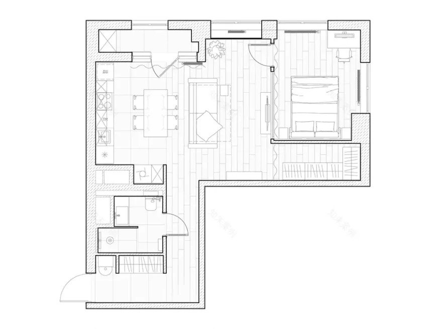 Анастасия Матвеенко设计的学生公寓丨俄罗斯莫斯科-31