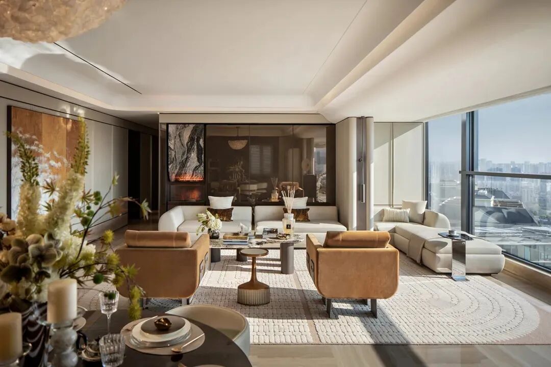 211㎡暖色系，富人圈都爱的隐奢风！-16