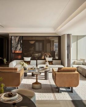 211㎡暖色系，富人圈都爱的隐奢风！