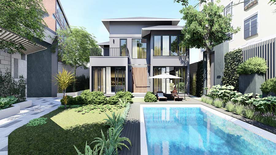 25 + 样板二层花园别墅设计案例-7