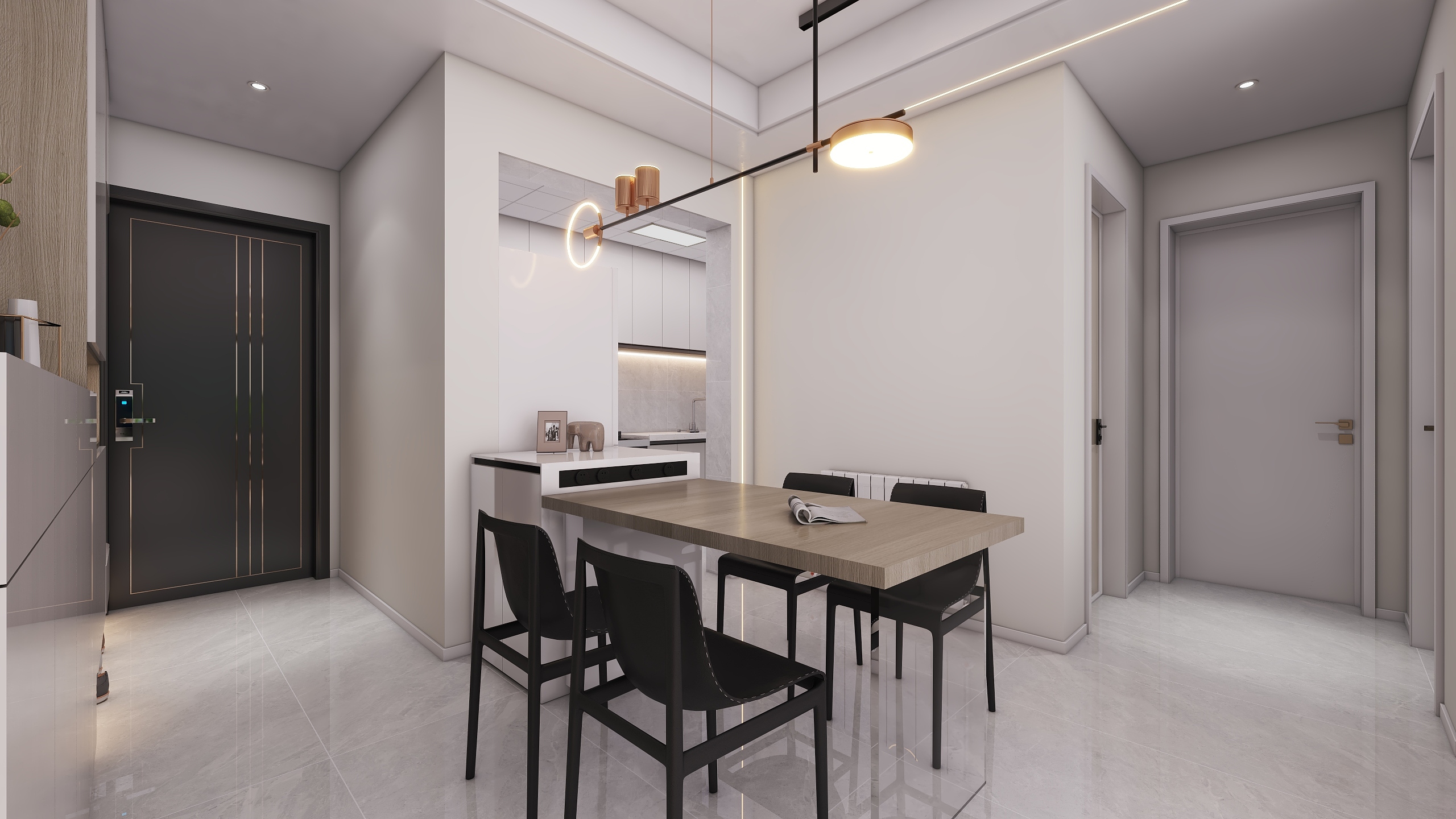 四川成都新津五峰安置房（71平方现代简约两居室）-18