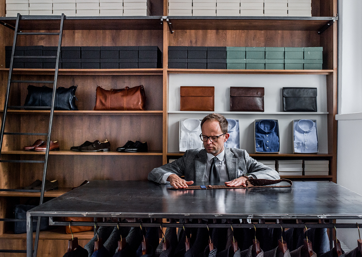 波兰手工男装店 Poszetka 室内设计-5