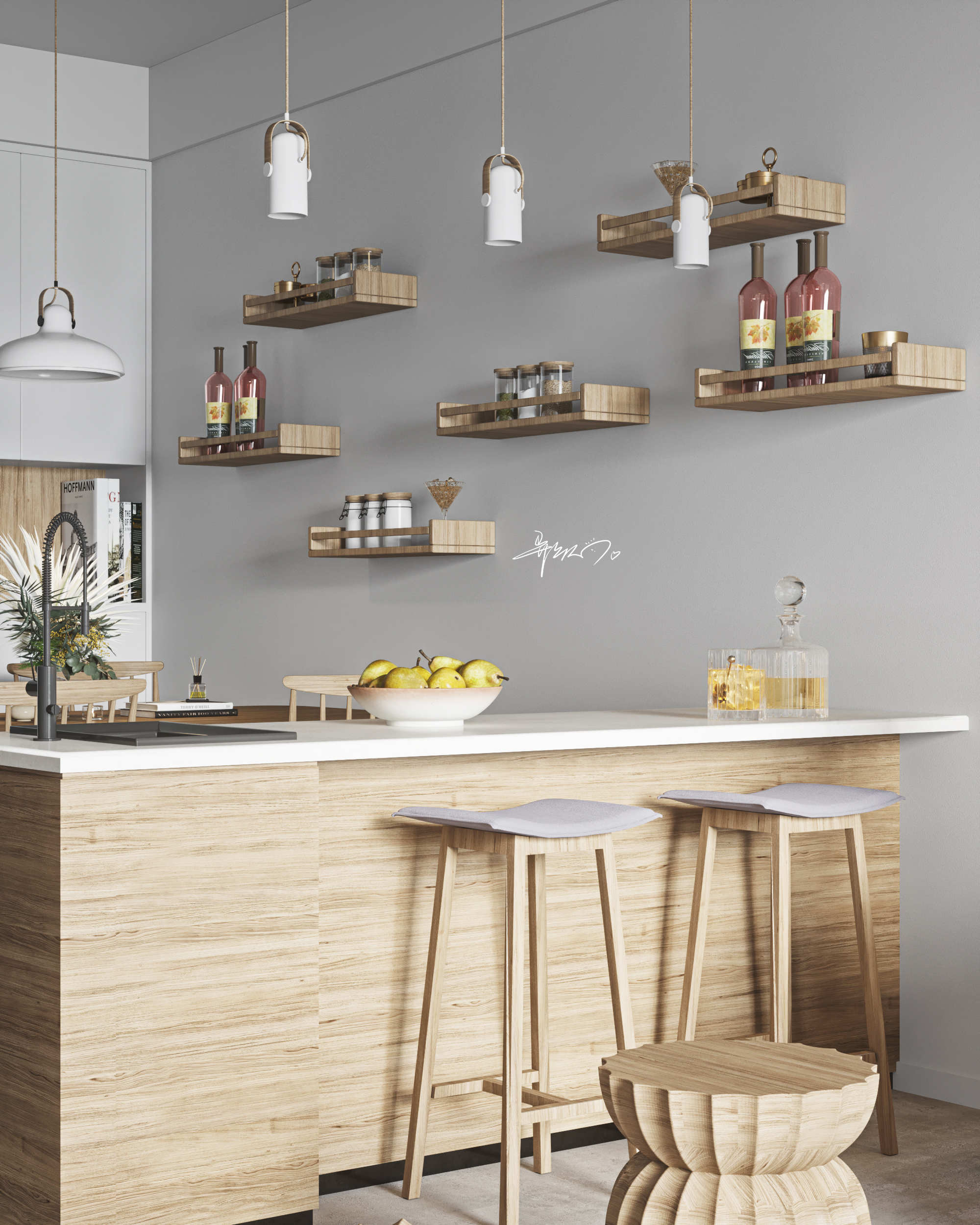 北欧简约风办公空间设计-11