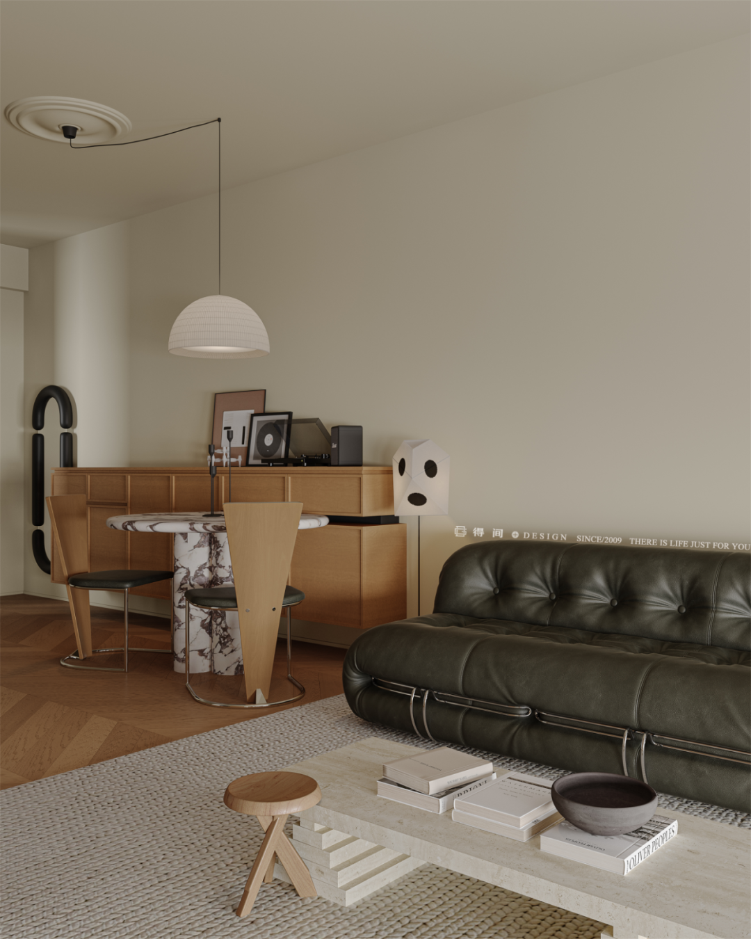 得间设计丨一人 一猫 100㎡...用中古主义塑造独居秘境-49