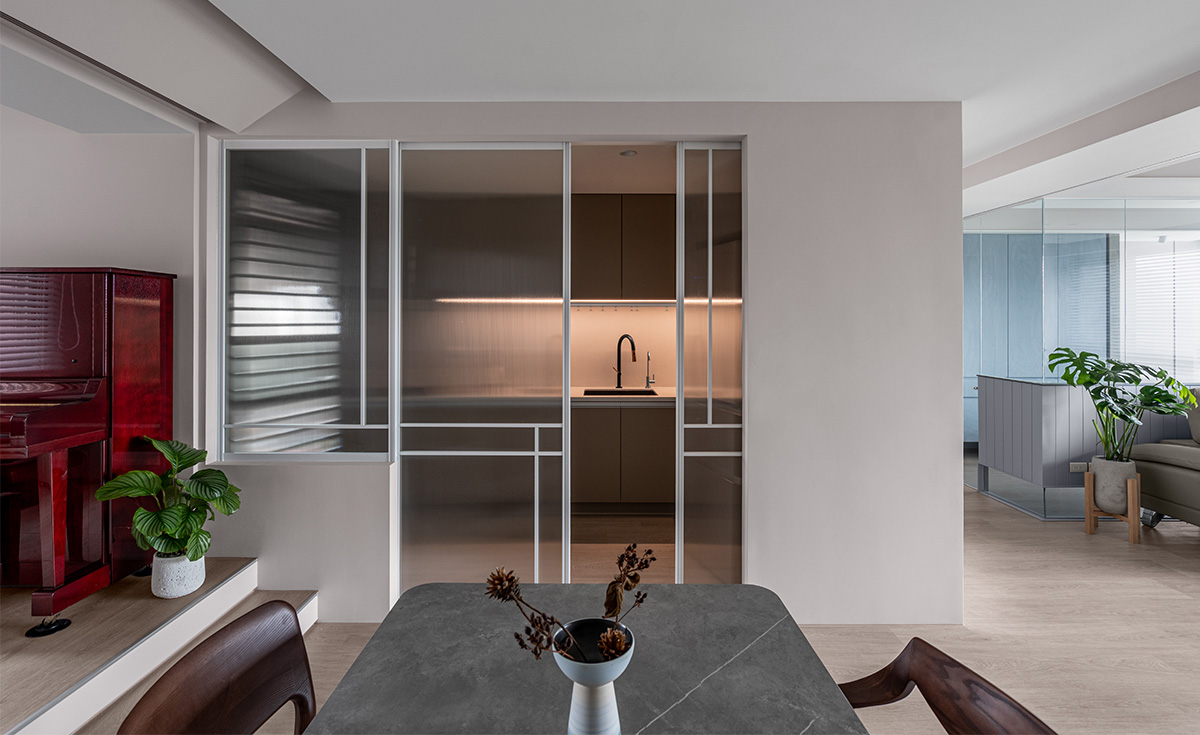 家装设计案例鉴赏——现代风柔淡恬适居所 -8