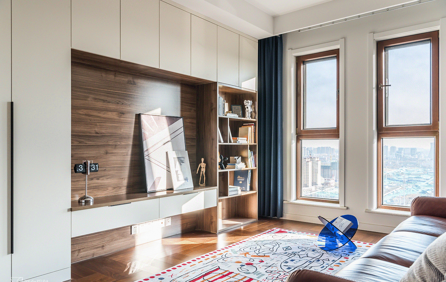 深白设计丨平层丨60平小户型的全屋减压法-10