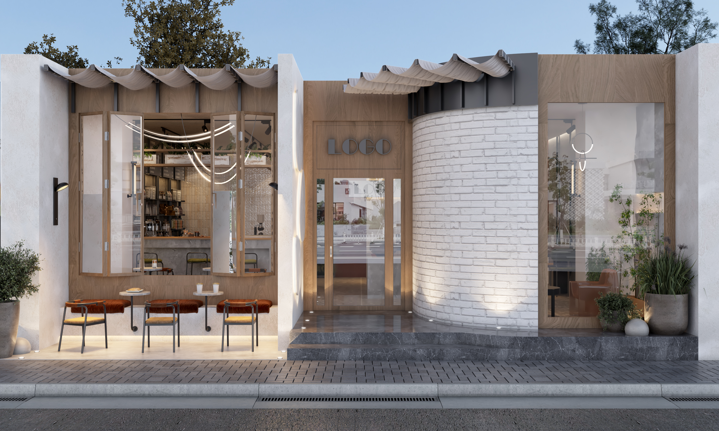 咖啡馆兼餐馆丨For S.Seven in KSA-8