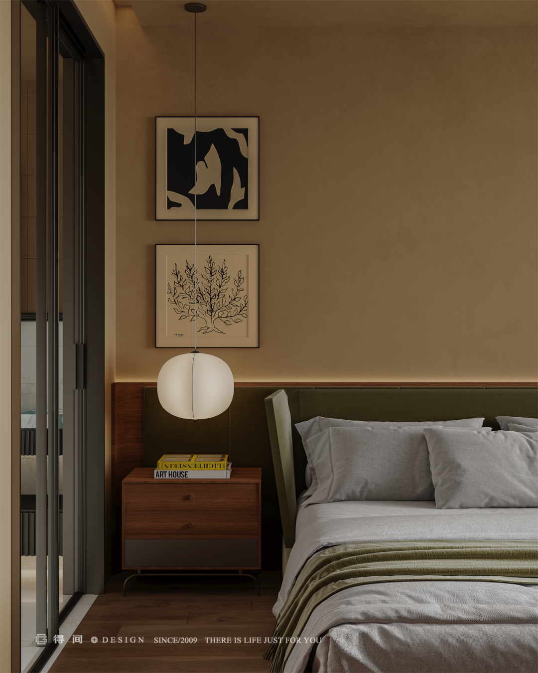 得间设计丨107㎡中古风二人世界，于平凡生活中拿捏住电影里的高级感-93