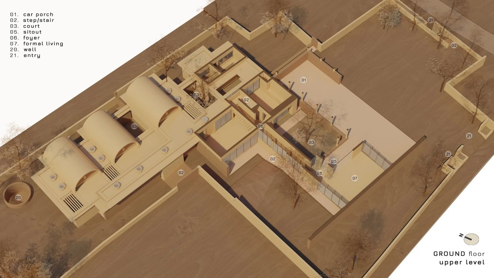 The Stoic Wall 住宅丨印度丨LIJO.RENY.architects-54